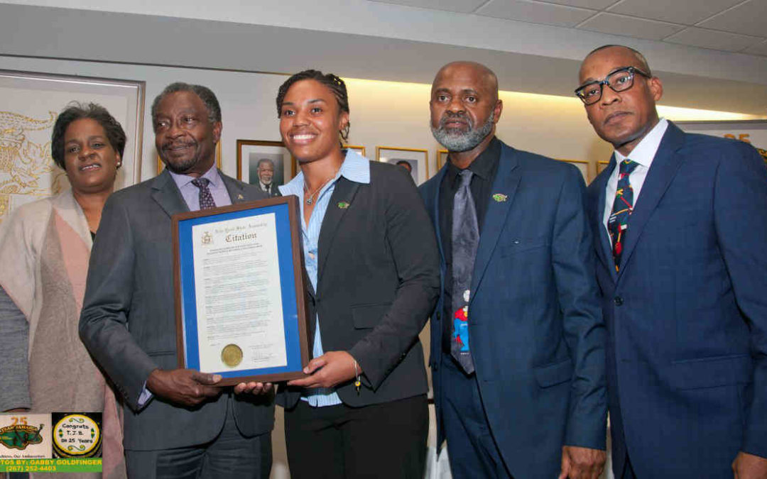 New York Legislators Perry, Comrie honor Reggae Girl Nicole McClure