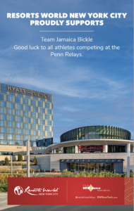 Resorts World New York City Proudly Supports Team Jamaica Bickle
